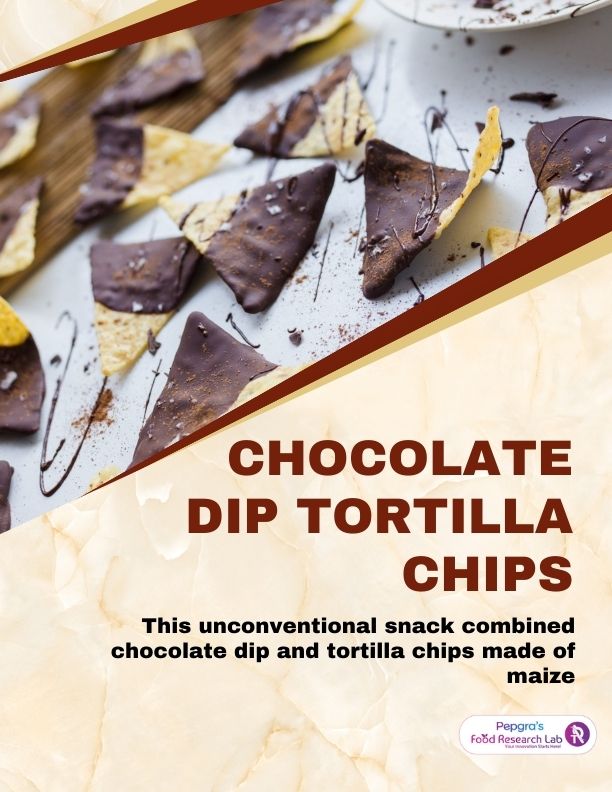 Chocolate dip tortilla Chips 
