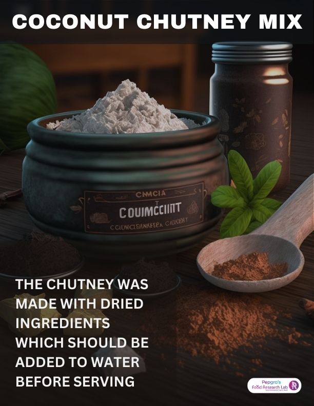 Coconut chutne -mix.
