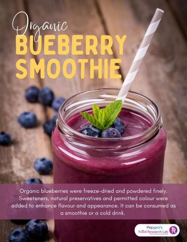 Organic Bueberry Smoothie