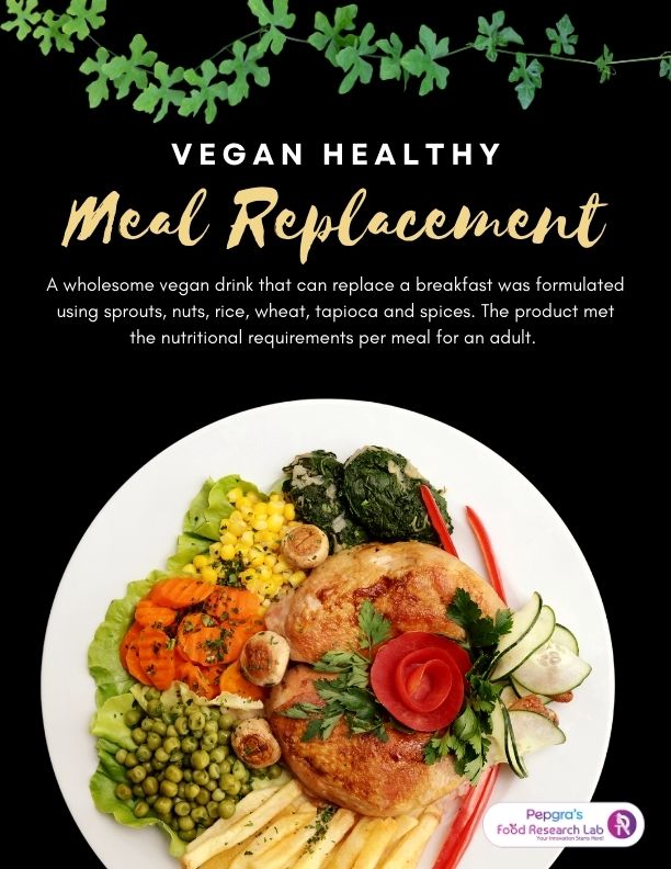 Vegan Healthy Meal Replacement.

