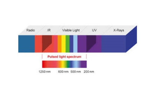 Pulsed light Spectrum
