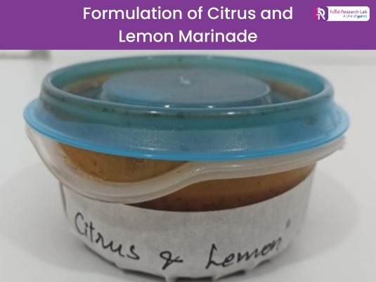 Citrus and Lemon Marinade Formulation 