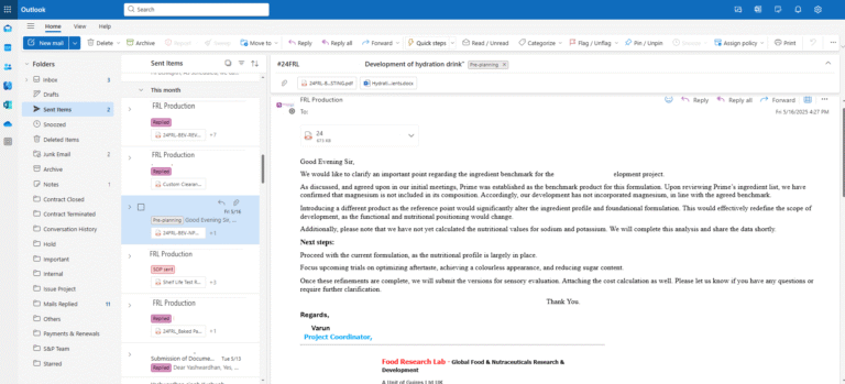 Email Communication