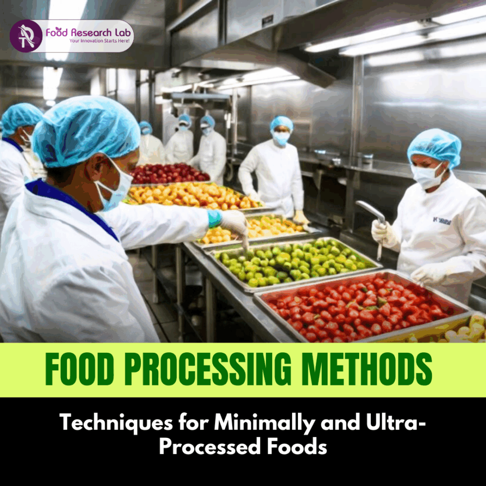 Food Processing Methods: Techniques for Minimally and Ultra Processed Foods Food Processing Methods: Techniques for Minimally and Ultra Processed Foods
